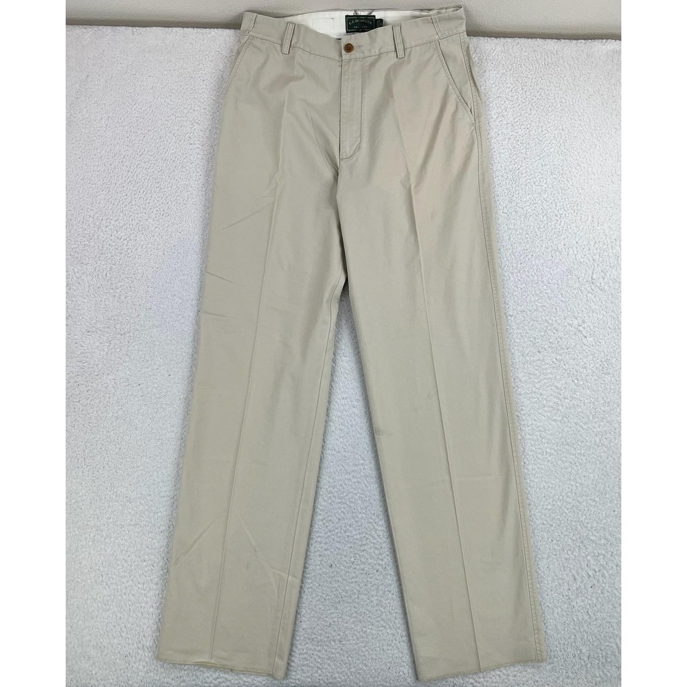 Filson Pants Mens 34x36 Beige Regular Fit 100% Cotton Chino Casual Office